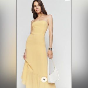 Reformation Arta Sunshine (yellow) Size 4